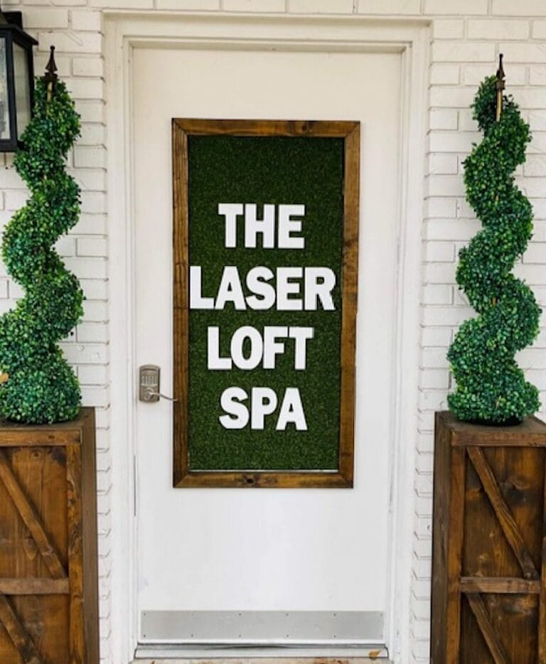 Laser Loft spa front door